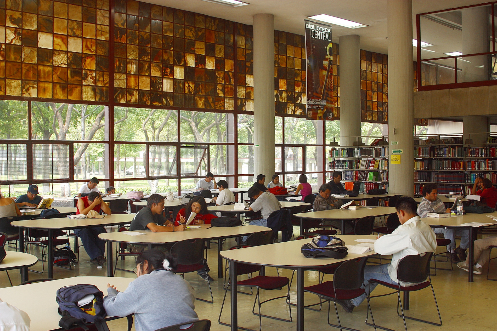 Imagen de la Biblioteca Central de la UNAM